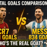 CR7 Vs Messi Total Goals Statistics